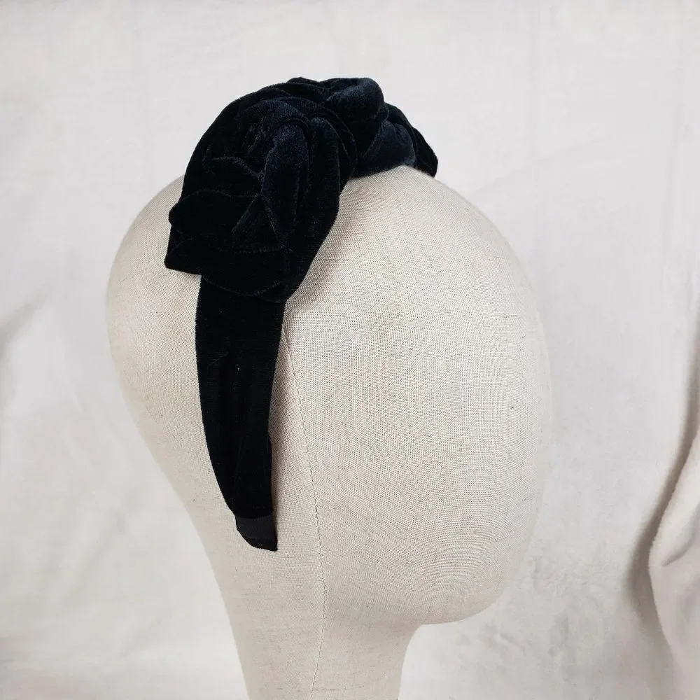 Velvet Rosette Headband
